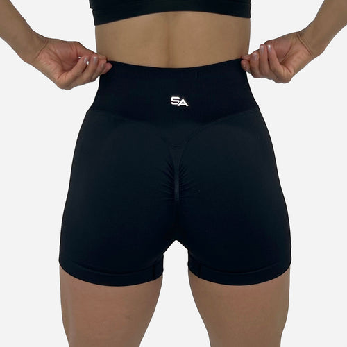high waist yoga shorts with butt lift