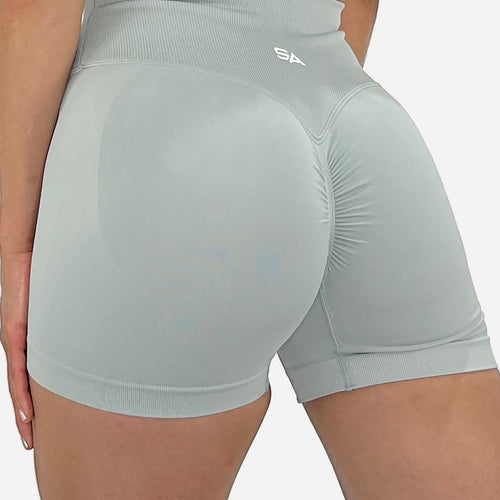 platinum grey venus high-rise shorts for women