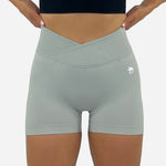 v shaped yoga shorts for women